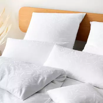 Наволочка 70x70см Elegante Classic Muriel, цвет белый