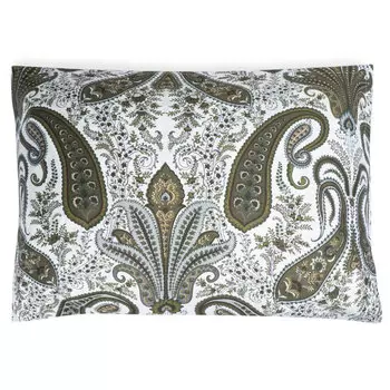 Наволочка Gant Home Key West Paisley 50х70см, оливковый