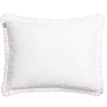 Наволочка Gant Home Sateen Pleat 50x70см, цвет белый