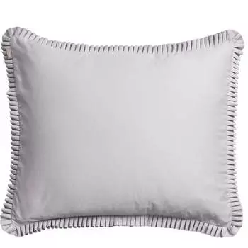 Наволочка Gant Home Sateen Pleat 50x70см, цвет серый