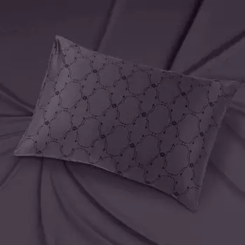 Наволочка Mollen Узор в графитно-сером