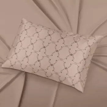 Наволочка Mollen Узор в песочно-бежевом