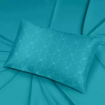Наволочка Mollen Узор в светло-бирюзовом