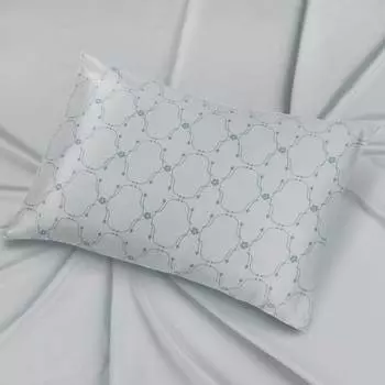 Наволочка Mollen Узор в светло-сером, 50x70см