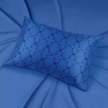 Наволочка Mollen Узор в васильково-синем