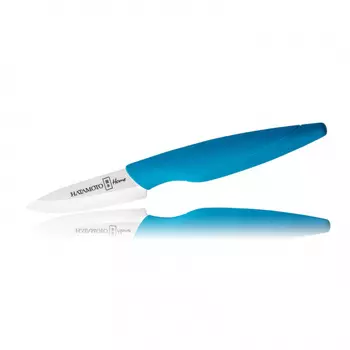 Нож для чистки овощей Hatamoto Home 7см, голубой