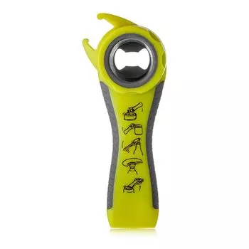 Открывашка многофункциональная 5 в 1 Walmer Vegan 15 см