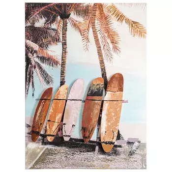 Панно декоративное с эффектом Bergenson Bjorn 3D Surf Board 50х70см