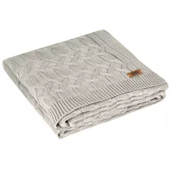 Плед 130x180 Valerie Concept VERMONT, темно-бежевый