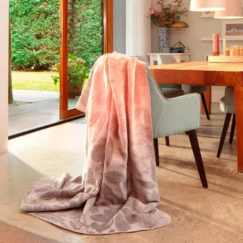 Плед 150x200см Biederlack White Sandsation Posy