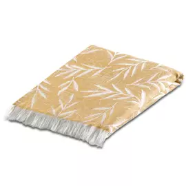 Плед 1,5-спальный Biederlack Botanical Garden, желтый