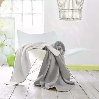 Плед 1,5-спальный Biederlack Doubleface Graphit-Rauch