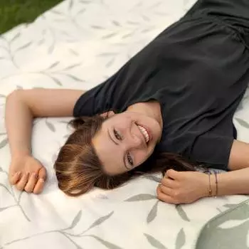 Плед 1,5-спальный Biederlack Green Mood Delight