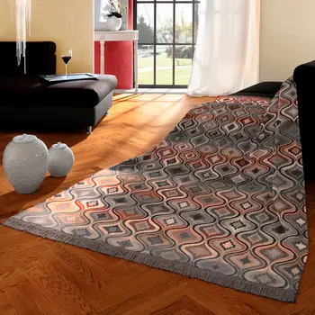 Плед 1,5-спальный Biederlack Italian Collection Orient Nature