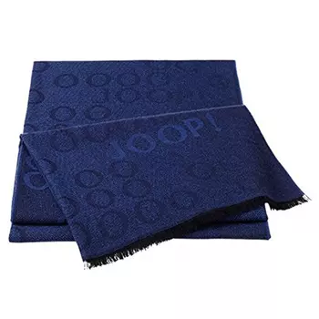 Плед 1,5-спальный JOOP! Emblem, синий