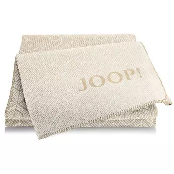 Плед 1,5-спальный JOOP! Metric Pergament Camel
