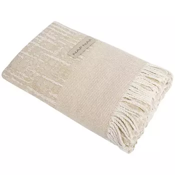 Плед 1,5-спальный Naf-Naf Lay, бежевый