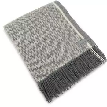 Плед Biederlackborbo City Times Herringbone Wool
