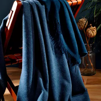 Плед Biederlackborbo Mystic Times Jeans-Marine