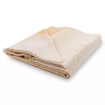 Плед Brun de Vian-Tiran Eole, песочный