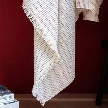 Плед Brun de Vian-Tiran Pointilles 150x160см