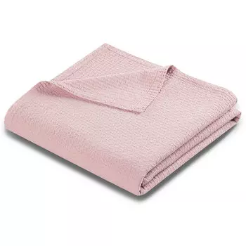 Плед евро Biederlack Ruffle Rose