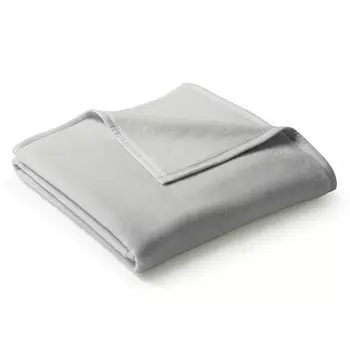 Плед евро Biederlackborbo Solid, светлый серый