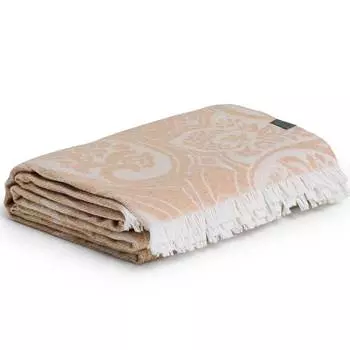 Плед Gant Home FRENCH PAISLEY THROW 130x180см, бежевый