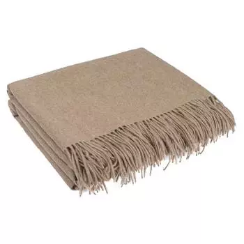 Плед кашемировый Pappel, бежевый