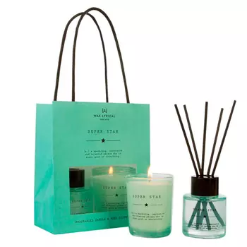 Подарочный набор Wax Lyrical Адресная книга. Супер звезда (диффузор и свеча)