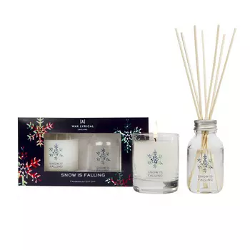 Подарочный набор Wax Lyrical Снегопад: диффузор и свеча