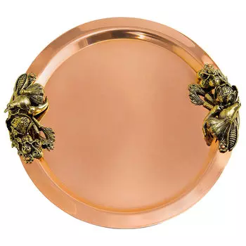 Поднос декоративный Кольчугинский мельхиор Овощи