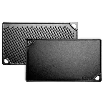 Поднос-гриль чугунный двухсторонний Lodge 42x24см