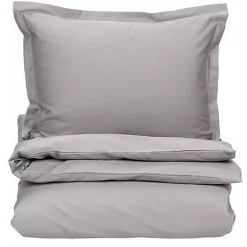 Пододеяльник 2-спальный Gant Home Sateen 200x200см, цвет темно-серый