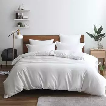 Пододеяльник 2-спальный Pappel, белый