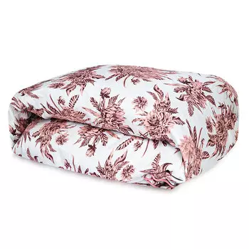 Пододеяльник евро Gant Home Flower Garden, белый