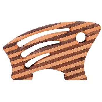 Подставка для бумаг и книг Platano Дикобраз орех/вишня