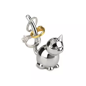 Подставка для колец Umbra Zoola кошка, хром