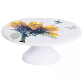 Подставка для торта Ceramiche Viva Sunflower 17x11x6см