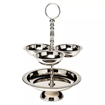 Подставка двухуровневая для закусок Гарда Декор