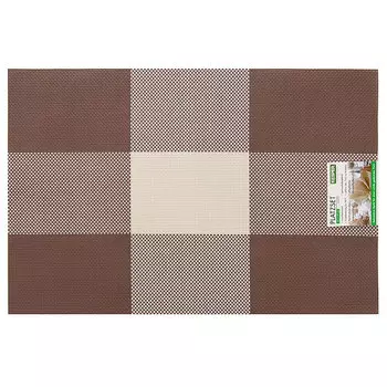 Подставка под горячее Kesper, бежевая клетка