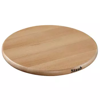 Подставка под горячее Staub деревянная магнитная 23см
