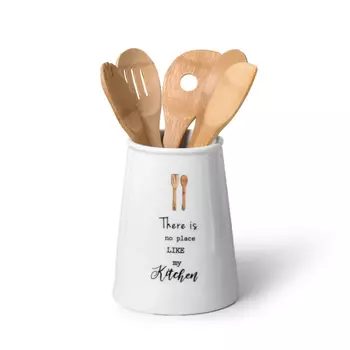 Подставка с бамбуковыми ложками Easy Life Kitchen Elements, 6 предметов