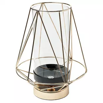 Подсвечник Garda Decor 20x20x25см, цвет золото