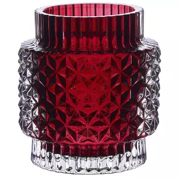 Подсвечник Lene Bjerre Lillia 8см, гранатовый