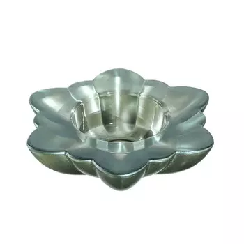 Подсвечник-снежинка Leonardo Neve, зеленый