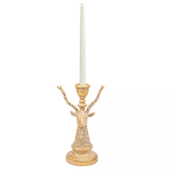 Подсвечник Вещицы Олень, золотой