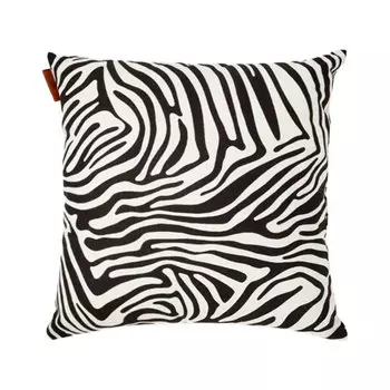 Подушка декоративная Elpida Черно-белая полоска 42х42cм