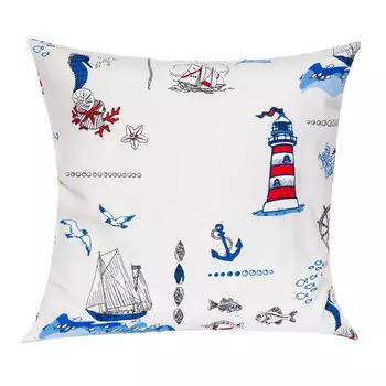 Подушка декоративная Elpida Морской узор