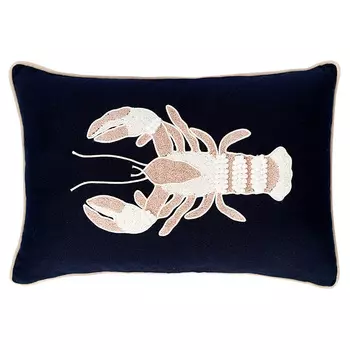 Подушка декоративная Tkano Sea treasures Navy lobster